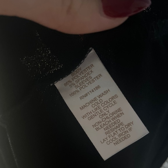 Chloe & Jasmine Sheer Blouse (NWT) - M - Picture 8 of 8